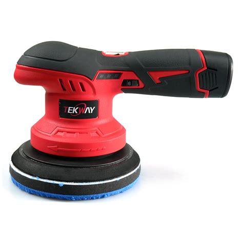 Tekway Cordless Buffing Waxing Mini Polisher Adjustment Speed Control