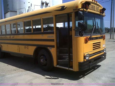 1990 Blue Bird School Bus In Kinsley Ks Item 9311 Sold Purple Wave