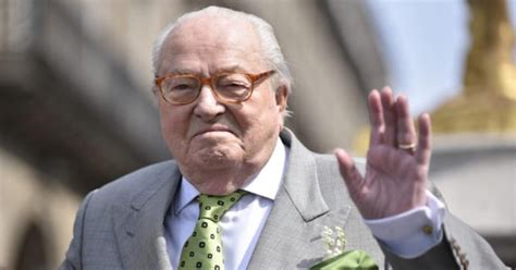 Jean Marie Le Pen Lancien Pr Sident Du Front National Hospitalis