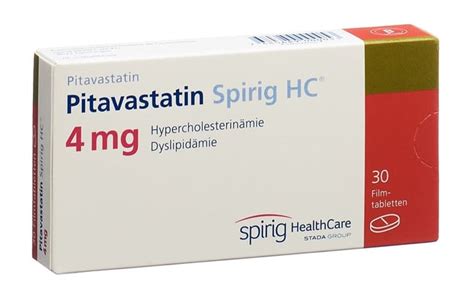 PITAVASTATIN Spirig HC Filmtabl 4 Mg Blist 30 Stk Sun Store Apotheke