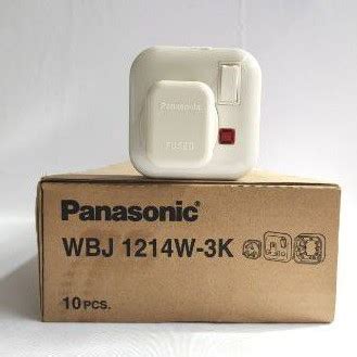 PANASONIC STOP KONTAK AC SET KOMPLIT PUTIH WBJ 1214W 3K Lazada Indonesia