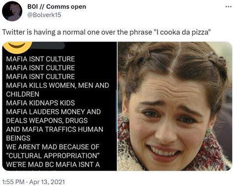 Twitter is having a normal one over the phrase "I cooka da pizza" | Why ...