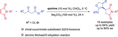 Organocatalytic Asymmetric Domino Michael O Alkylation Reaction For The