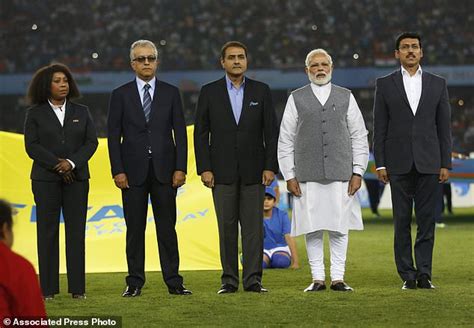 Modi Watches On As India Make Fifa World Cup Debut Daily Mail Online