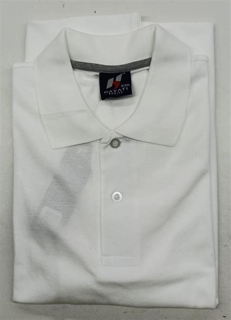 Cotton Plain Men S White T Shirt Polo Neck At Rs In Tiruppur Id