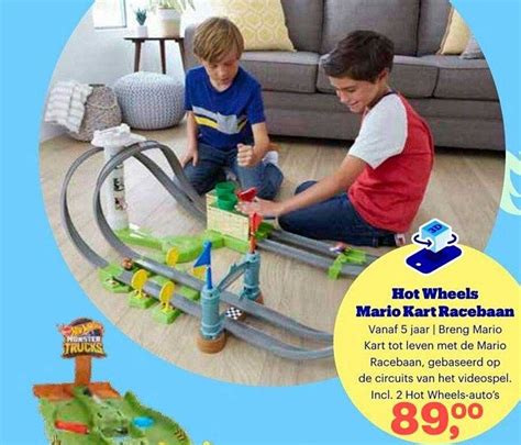 Hot Wheels Mario Kart Racebaan Aanbieding Bij Bol Folders Nl