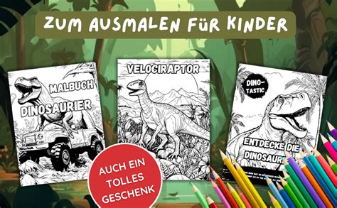 Dinosaurier Ausmalbuch Ab Dino Fans T Rex Malbuch Dinosaurier