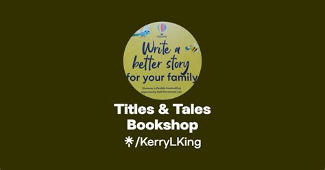 Titles Tales Bookshop Twitter Instagram Facebook Linktree