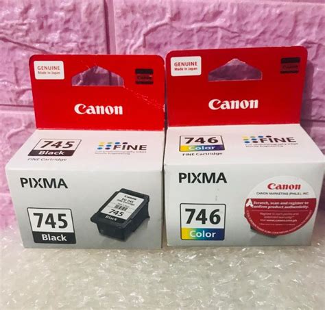 Canon 745 Or 746 Original Ink Cartridge Lazada Ph