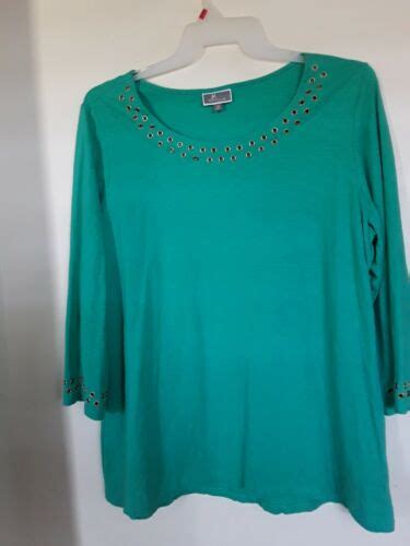 Vintage Jm Collection Tunic Gem