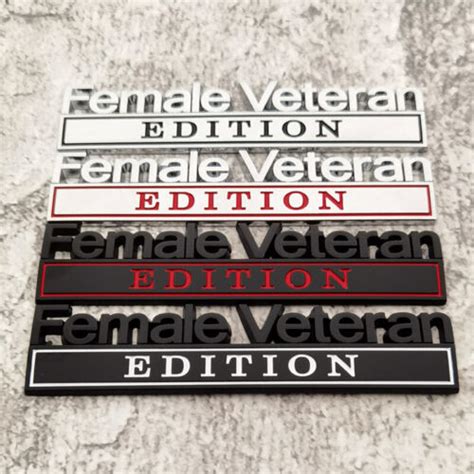 Pcs Metal Zinc Alloy Car Emblem Female Veteran Car Body Tail Badge Car