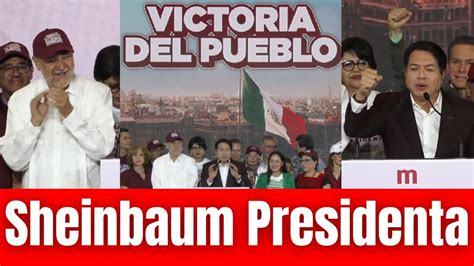 Morena Proclama Presidenta A Claudia Sheinbaum Elecciones