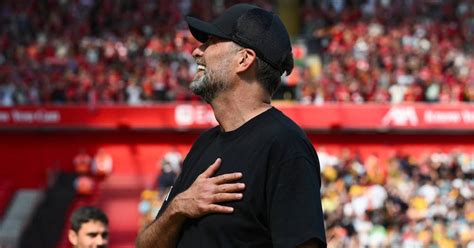 Gänsehaut Szenen vor Klopp Abschied Liverpool Fans sorgen für