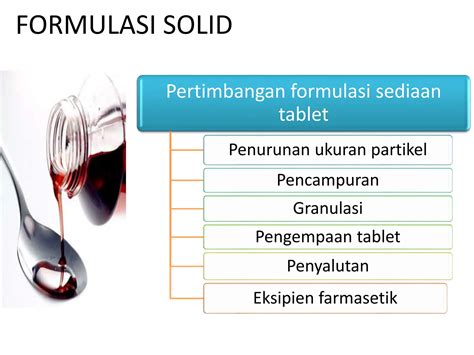 Formulasi Untuk Farmasi Menunjang Proses Pembuatan Obat Ppt