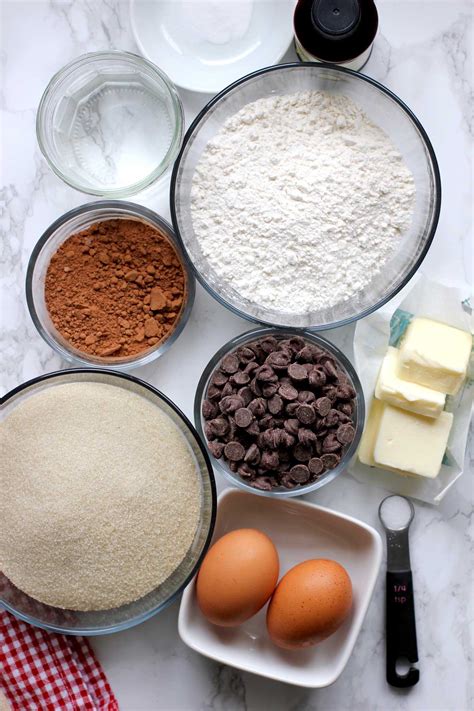 Brownie-ingredients - Green Valley Kitchen