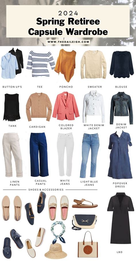 Retiree Spring Capsule Wardrobe The Daileigh In Spring