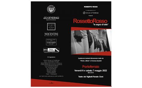 ROSSETTO ROSSO Spettacolo Teatrale