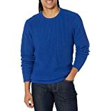 Amazon Goodthreads Men S Soft Cotton Cable Stitch Crewneck Sweater