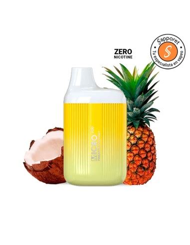 Pod Desechable Pineapple Coconut Zero Nicotina Micro Pod Sapporet