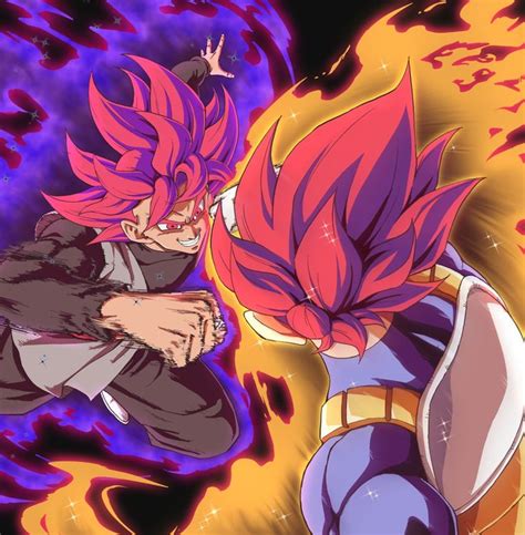 Goku Black Ssj God Vs Vegeta Ssj God Dragones Wallpaper Dibujos