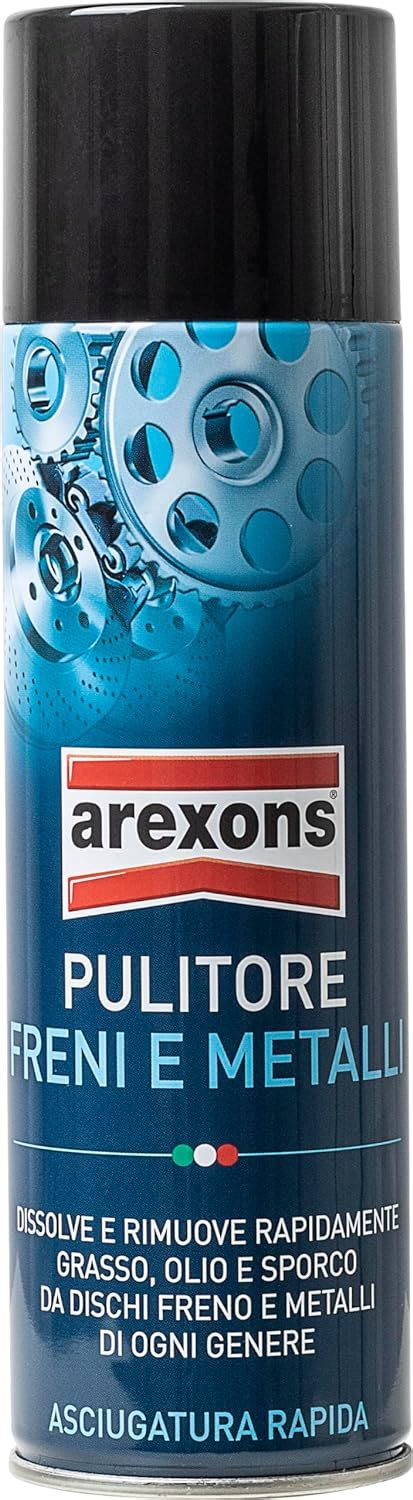 AREXONS Pulitore Freni Metalli Rimuove Grasso Olio Residui