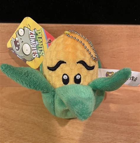 Plants Vs Zombies Plush Pvz Linxin Keychain Kernel Pult Tagged Mint Super Rare Ebay