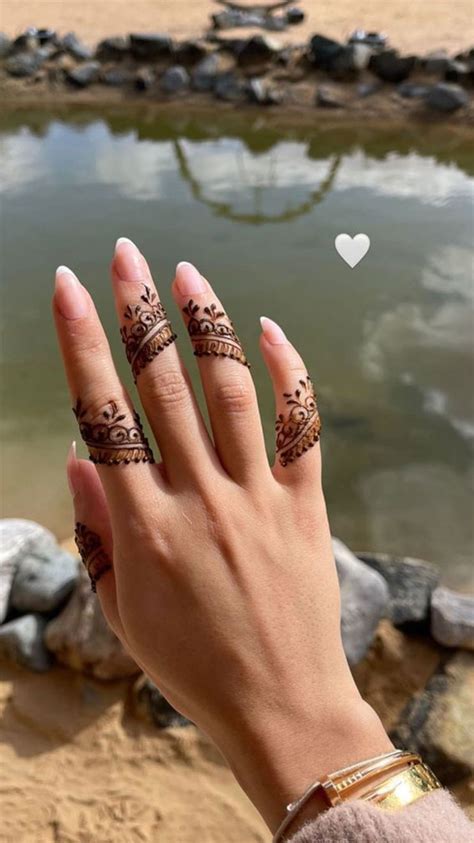 70 Minimal Henna Designs Lace Henna On Fingers I Take You Wedding