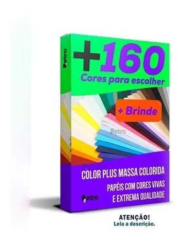 Papel Color Plus A4 180g M2 Com 125 Folhas Parcelamento Sem Juros