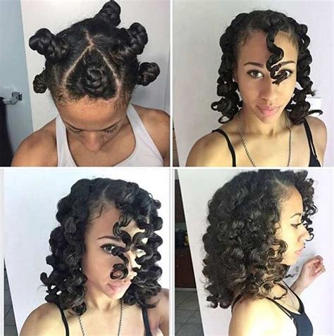 Pictures Of Bantu Knots On Natural Hair