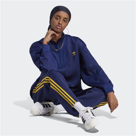 Women S Clothing Adicolor Classics Oversized Sst Track Pants Blue Adidas Saudi Arabia