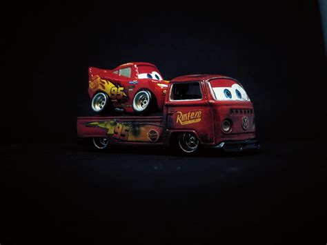 Lightning McQueen Cars Decals Custom Hot Wheels
