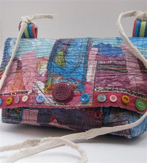 Reserved Upcycled Purse Cross The Body One Of A Kind Bag Handmade