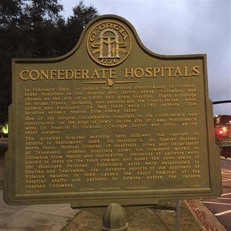 Historic Sign Confederate Hospital Columbus Ga Devtmefl Flickr