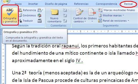 Aprendiendo Word Corregir Ortografía Y Gramática