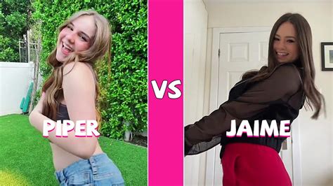 Piper Rockelle Vs Jaime Adler Tiktok Dances Compilation Youtube