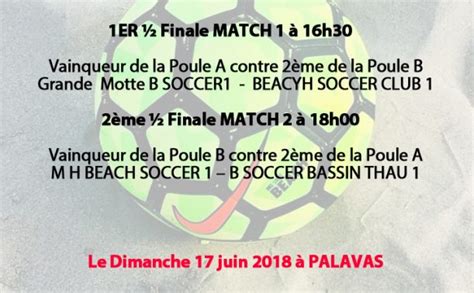 Finale Régionale Occitanie Beach Soccer LIGUE DE FOOTBALL D OCCITANIE