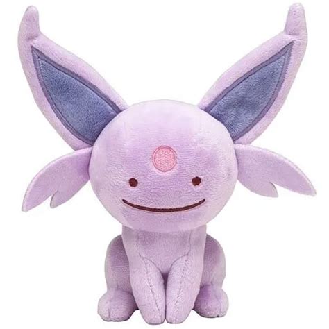 POKEMON CENTER ORIGINAL Plush Doll Transform Ditto Espeon EUR 112 04