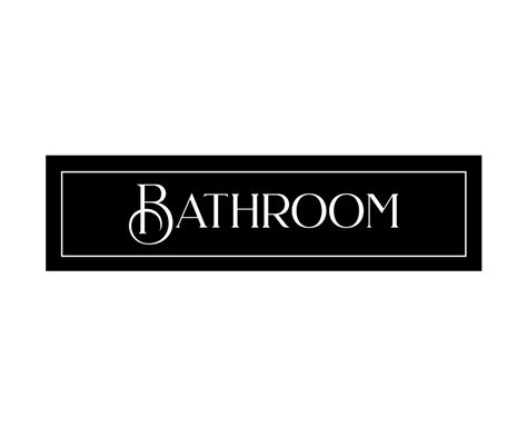 Bathroom Signs