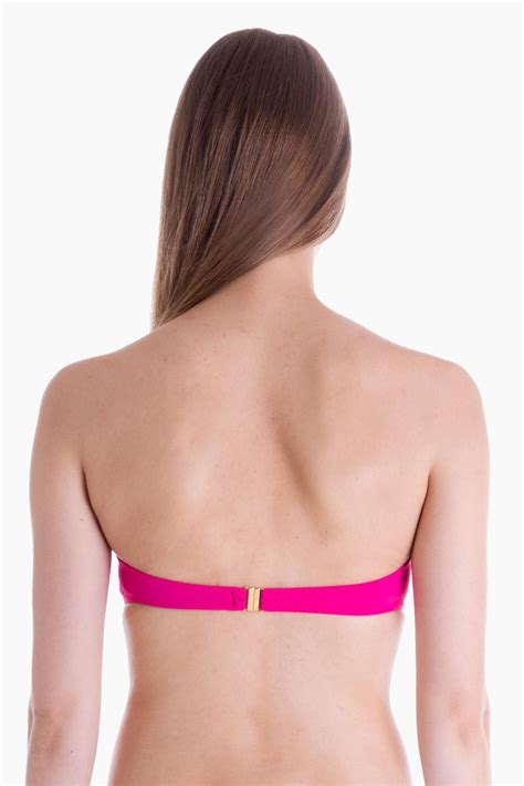 Ayyıldız Fuşya Burgu Straplez Bikini Üstü Hızlı Kargo