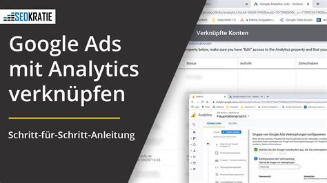 Video Google Ads Mit Analytics Verkn Pfen Eine Schritt F R Schritt