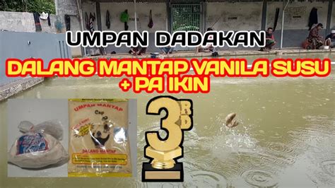 Umpan Dadakan Dalang Mantap Vanila Susu Pa Ikin Youtube