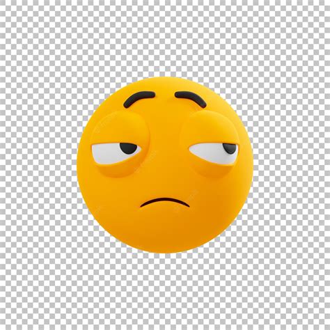 Premium Psd Speechless Emoticon 3d Emoji Icon