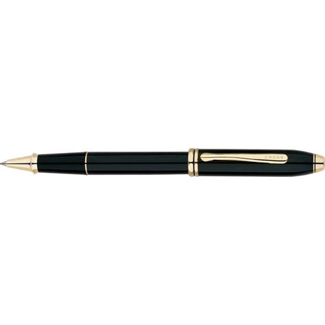 Cross Townsend® Black Lacquer Selectip® Rolling Ball Pen Ts From