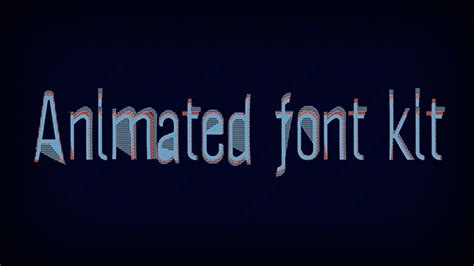 Animated Font by mirokon | VideoHive