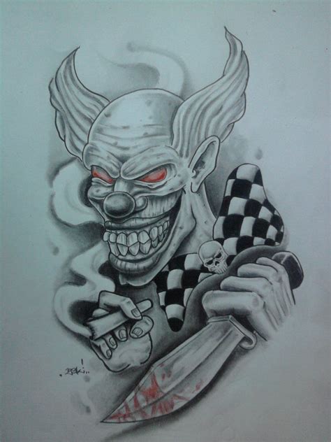 Evil Clown Drawings Evil clown drawing circus halloween carnival png ...