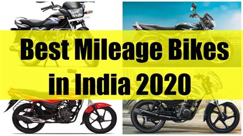 Best Mileage Bikes in India 2020 - Top 5 Mileage Bikes | Bike india ...