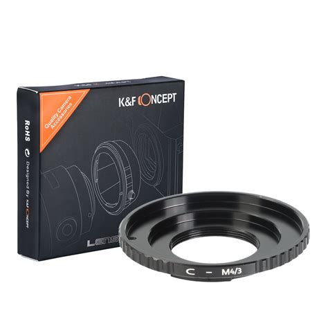 K&F Concept Lens Mount Adapter for C mount lens to Micro 4/3 M4/3 Mount ...