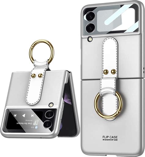 Buy Galaxy Z Flip Case Leather Z Flip Case With Ring Thin Fit