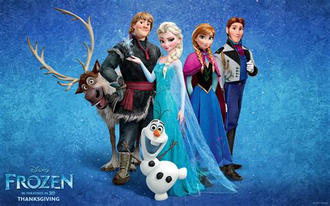 Disney Frozen characters poster HD wallpaper | Wallpaper Flare