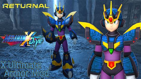 Returnal Mega Man X Dive X Ultimate Armor Mod By User619 On Deviantart